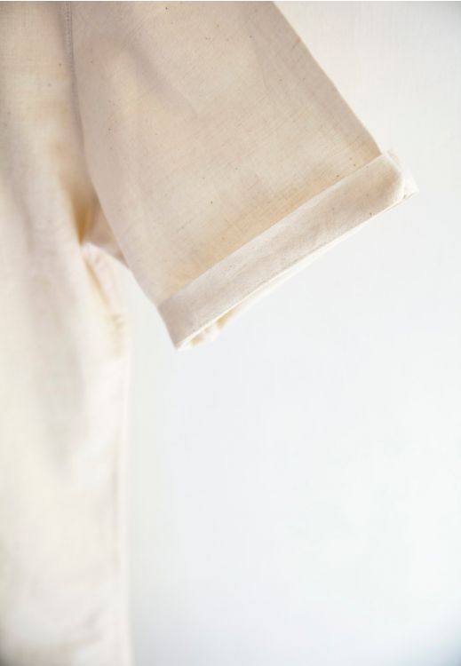 
                  
                    3000 BCE Handspun Organic Cotton Men's Shirt - H/S - Unbleached Off White
                  
                