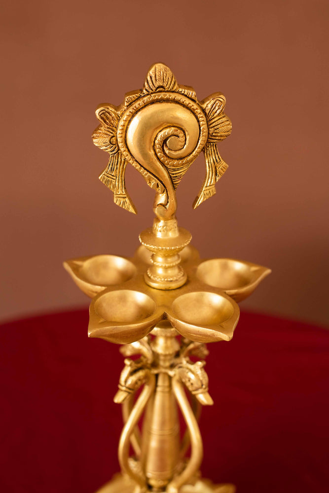 
                  
                    Brass Lamp - Sankh
                  
                