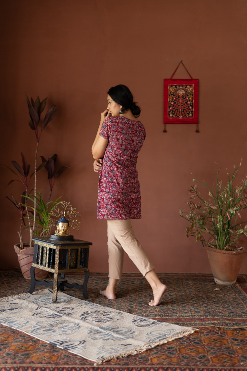 
                  
                    Cotton Short Kurta - Half Sleeve
                  
                