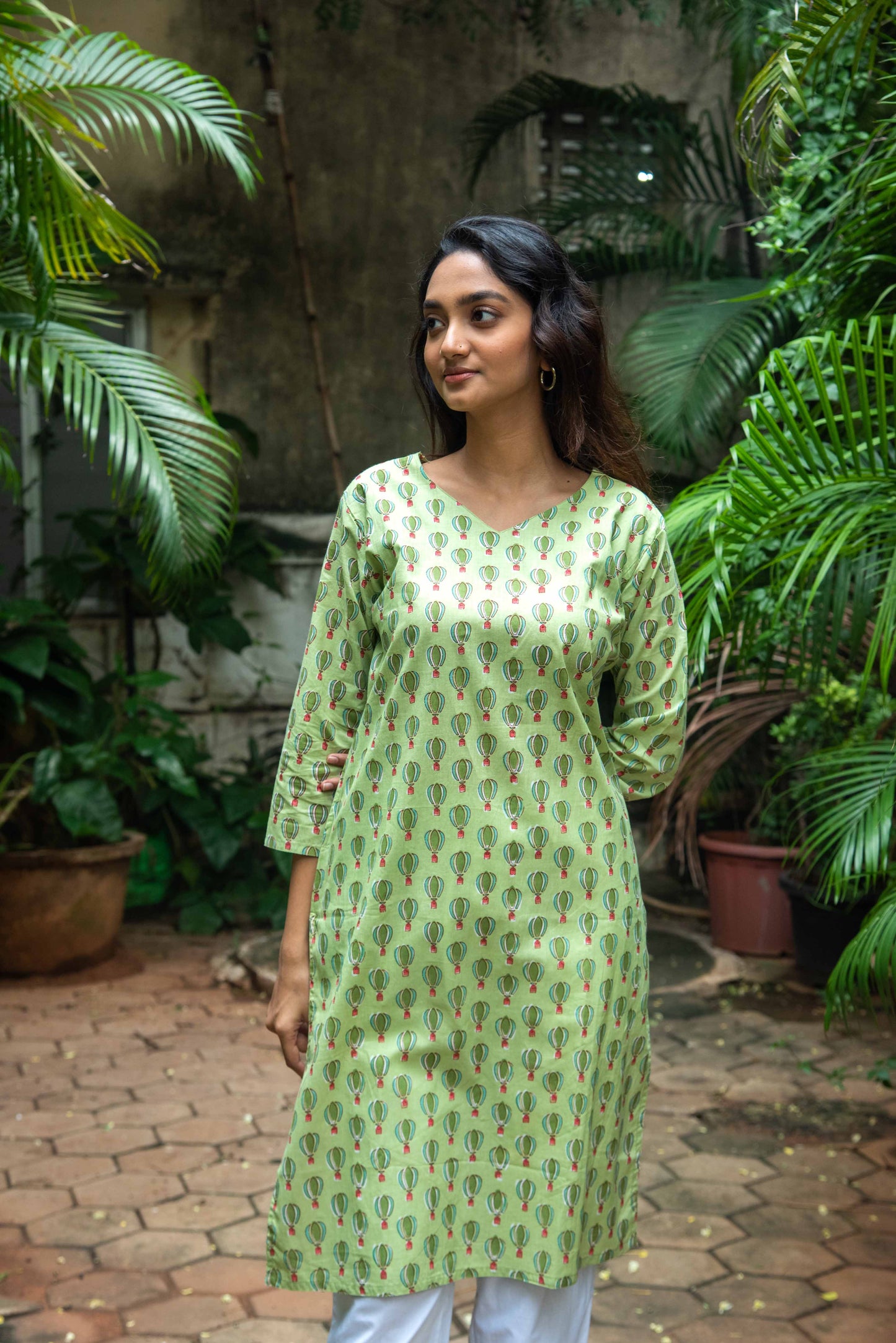 
                  
                    Long Kurta - 3/4th Sleeve
                  
                