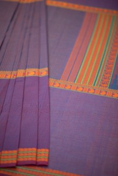 
                  
                    Handwoven Kanchi Cotton - Double Shaded Purple
                  
                