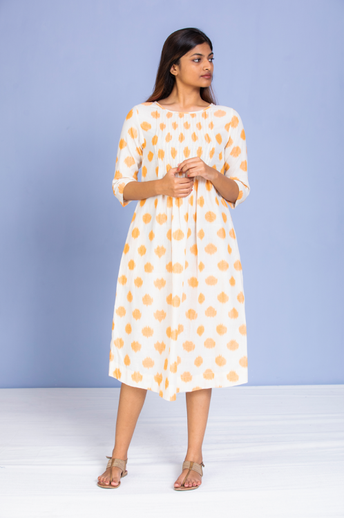 Ikat Cotton Dress