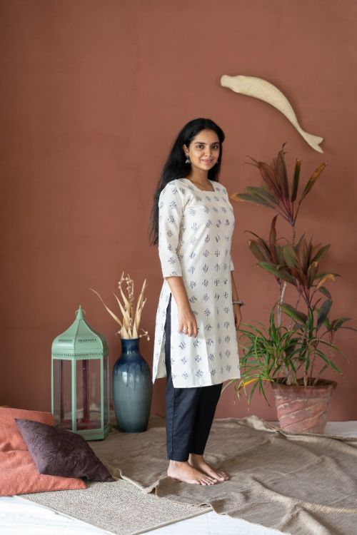 
                  
                    Cotton Ikat Kurta
                  
                