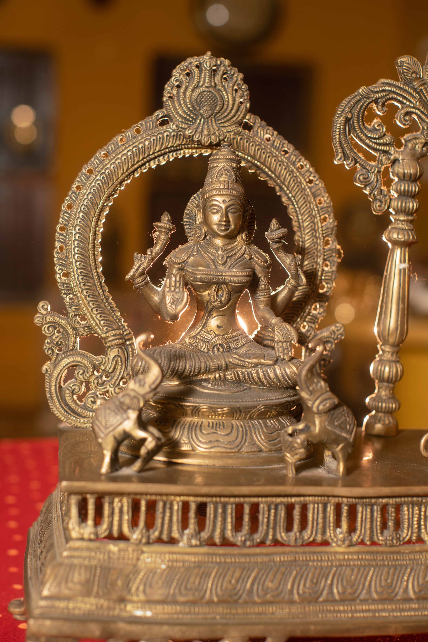 
                  
                    Brass Seated Lakshmi, Ganesha & Saraswathi
                  
                