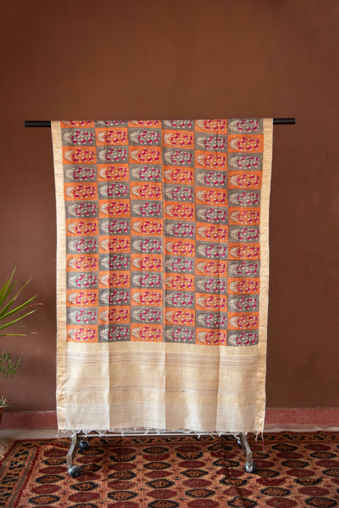 
                  
                    Moonga Silk Sari
                  
                