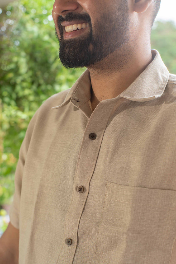 
                  
                    Linen Shirt - Half Sleeve
                  
                