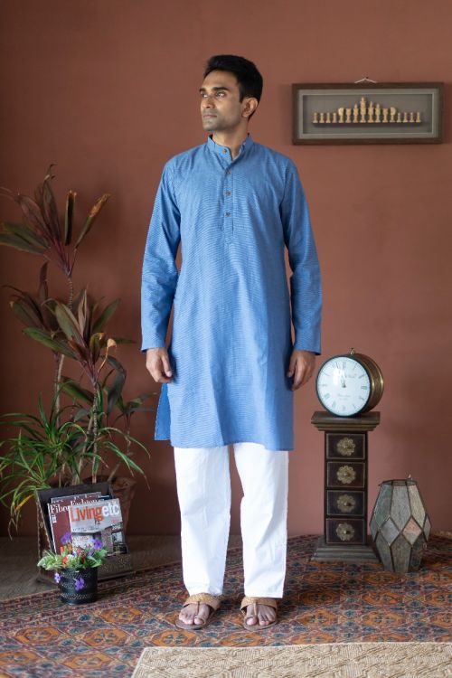 Ethnic Cotton Long Kurta F/S