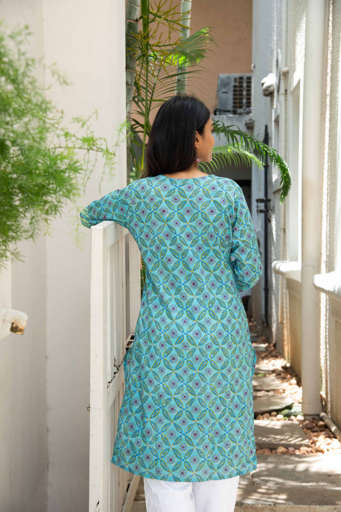 
                  
                    Long Kurta - ¾ Sleeve
                  
                