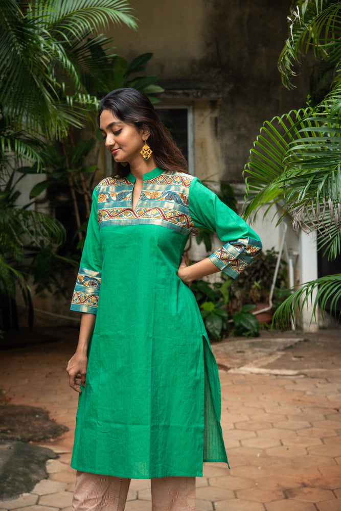 
                  
                    Long Kurta - ¾ Sleeve
                  
                